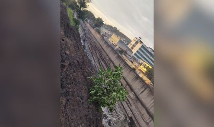 QUEDA MURO METRÔ RIO