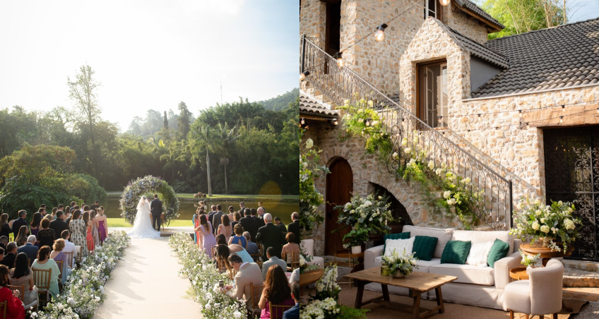 O casamento de Isis Valverde e Marcus Buaiz será celebrado no Ville La Rochelle, no interior de São Paulo • Instagram/Ville La Rochelle