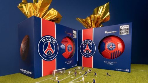 Divulgação dos ovos de Páscoa do PSG