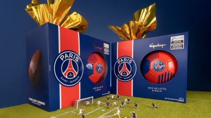 Divulgação dos ovos de Páscoa do PSG