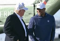 Astro dos Eagles é visto com Trump antes de visita oficial à Casa Branca