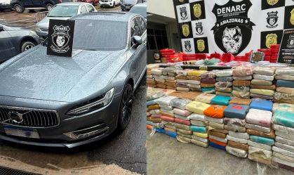 Drogas e carros apreendidos AM