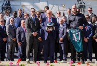 Sem o MVP, Eagles visitam Donald Trump na Casa Branca