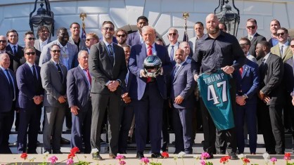 Eagles em visita à Casa Branca