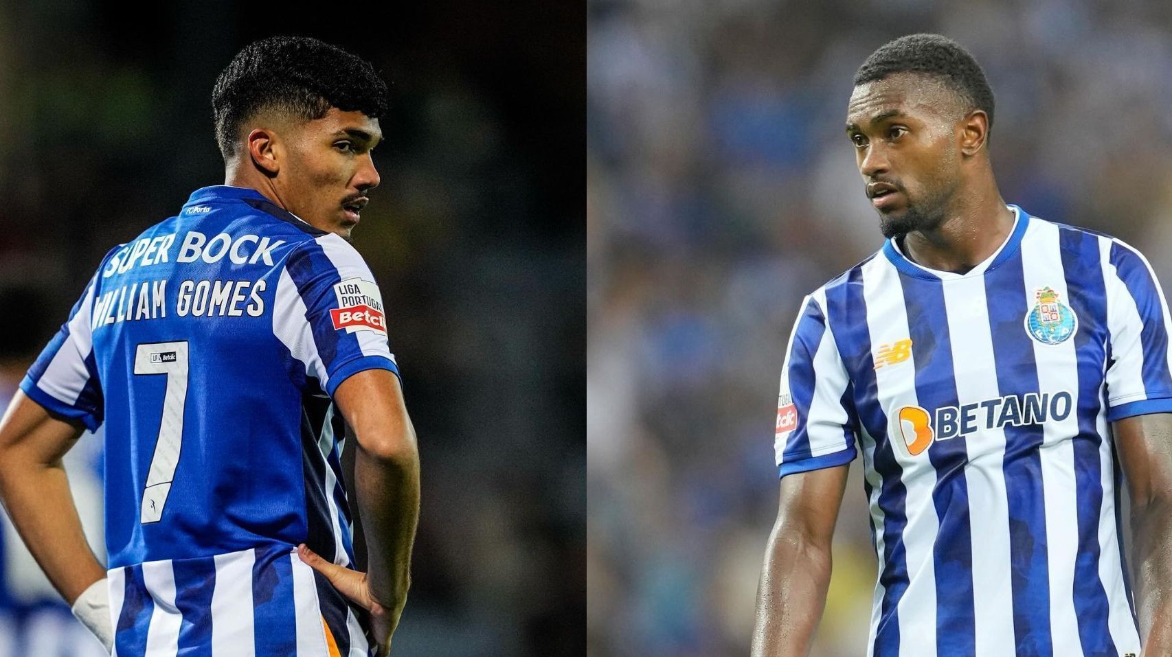 William Gomes e Otávio, jogadores brasileiros