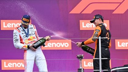 Apenas um ponto separa Lando e Max na liderança de pilotos