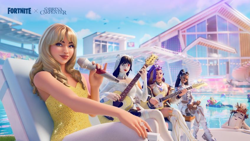 Sabrina Carpenter é o novo ícone do Fortnite Festival • Divulgação