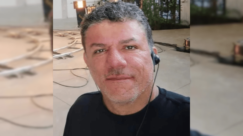 Celso Guimarães´, profissional especializado nas instalação elétrica em estúdios de produção audiovisual, morreu em junho de 2023. • Redes Sociais