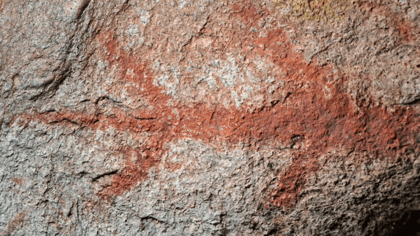 Pinturas rupestres são uma das expressões culturais mais antigas da humanidade. • Equipe Museu Nacional/UFRJ - UERJ