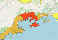 Chuva deixa Angra dos Reis (RJ) em alerta máximo para deslizamentos