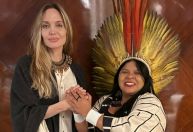 Sonia Guajajara tem encontro com Angelina Jolie: "Será sempre bem-vinda"