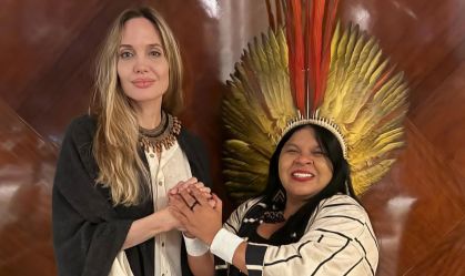 Sonia Guajajara tem encontro com Angelina Jolie: "Será sempre bem-vinda"