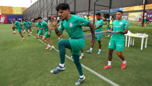 Gustavo Gómez treina de olho da estreia na Libertadores