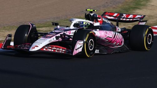 Carro da Haas, equipe da Fórmula 1