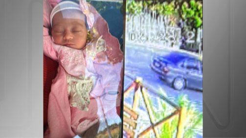 Bebê sequestrada tem 15 dias de vida