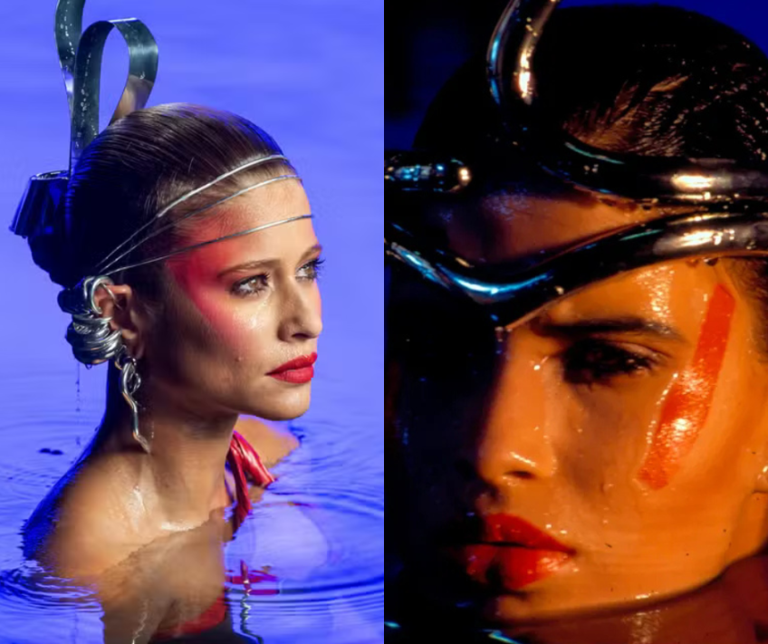 Isadora Cruz é a estrela da nova abertura do programa, que homenageia a versão icônica com Isadora Ribeiro • Globo/Estevam Avellar / Acervo Globo