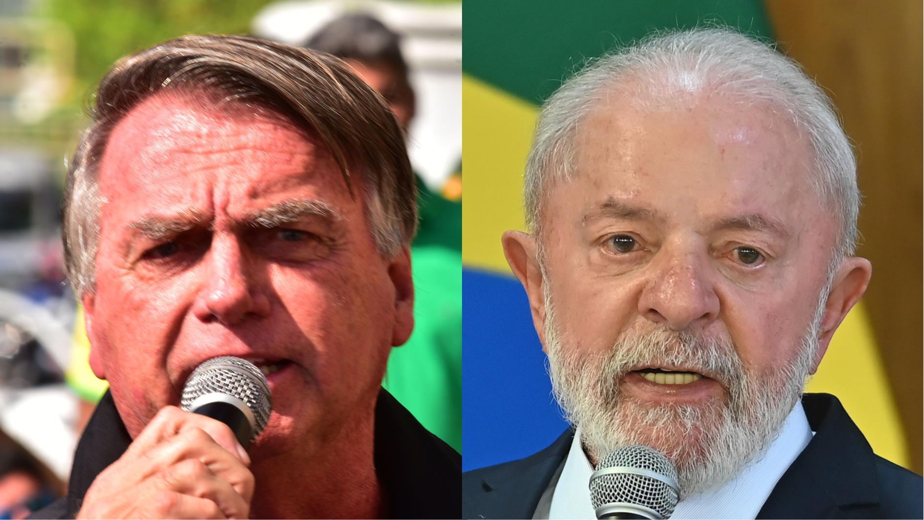 Jair Bolsonaro e Lula