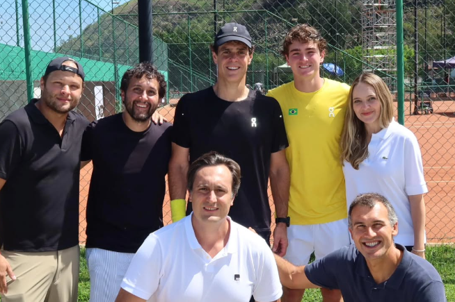 João Fonseca em treino no Rio de Janeiro
