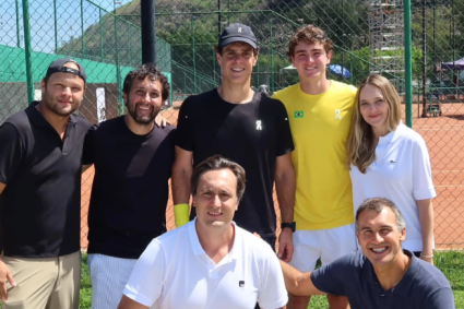 João Fonseca em treino no Rio de Janeiro