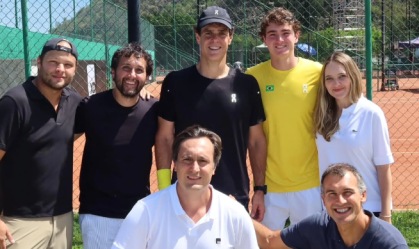 João Fonseca em treino no Rio de Janeiro
