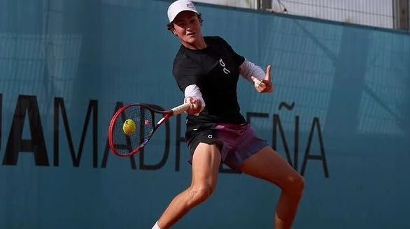 João Fonseca em treino para o Madrid Open