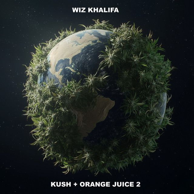 Capa do álbum "Kush + Orange Juice 2" do rapper Wiz Khalifa • Divulgação