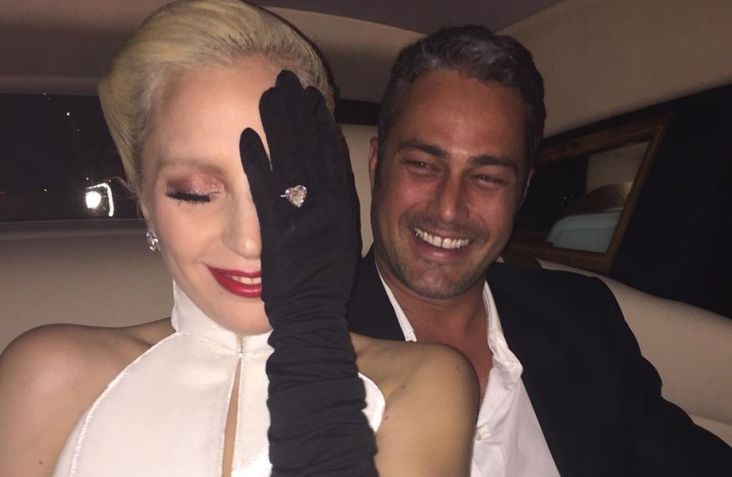 Lady Gaga e Taylor Kinney • Reprodução/Instagram