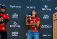 Brasileira alcança o melhor resultado da carreira após vice em Bells Beach