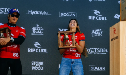 Brasileira alcança o melhor resultado da carreira após vice em Bells Beach