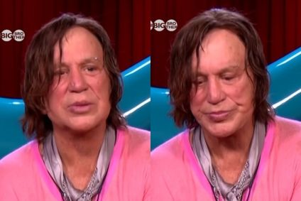 Mickey Rourke é desclassificado de Big Brother britânico