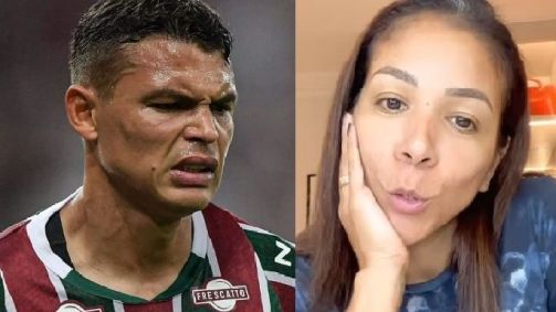 Mulher de Thiago Silva rebate a comentário negativo sobre sua aparência nas redes sociais