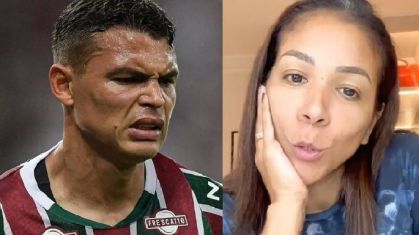 Mulher de Thiago Silva rebate a comentário negativo sobre sua aparência nas redes sociais
