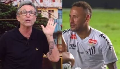 Neto dispara contra Neymar após jogador se lesionar novamente em jogo do Santos
