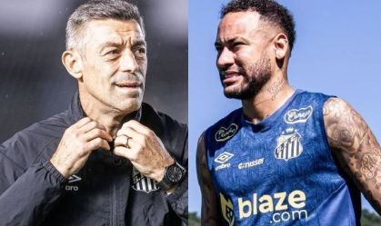 Neymar se pronuncia após demissão de Pedro Caixinha no Santos