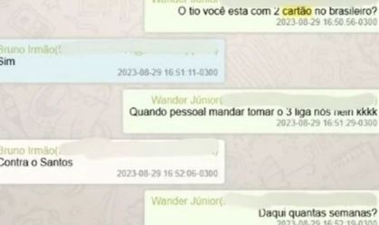 Relembre as mensagens que levaram Bruno Henrique à investigação