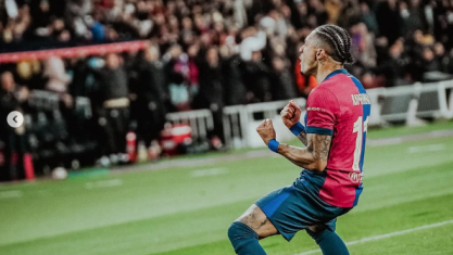 Raphinha, do Barcelona, é o artilheiro da Champions League, com 12 gols