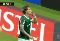Richard Ríos faz gol e manda torcida do Palmeiras "calar a boca"; veja