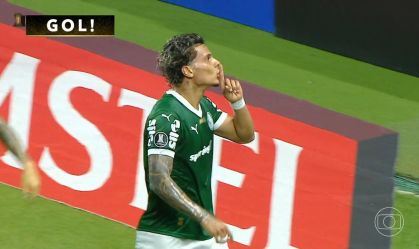 Richard Ríos faz gol e manda torcida do Palmeiras "calar a boca"; veja