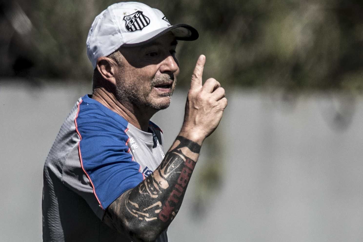 Sampaoli no Santos