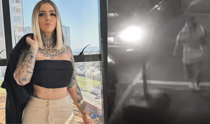 "Loira da BMW" reage a assalto na Baixada Santista; veja vídeo