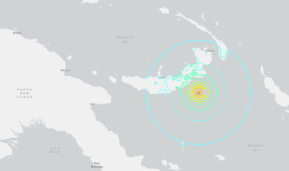 Papua-Nova Guiné tem ameaça de tsunami após terremoto de magnitude 6,9