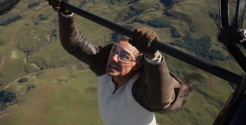 Tom Cruise no trailer de "Missão Impossível -- O Acerto Final" • reprodução/Youtube
