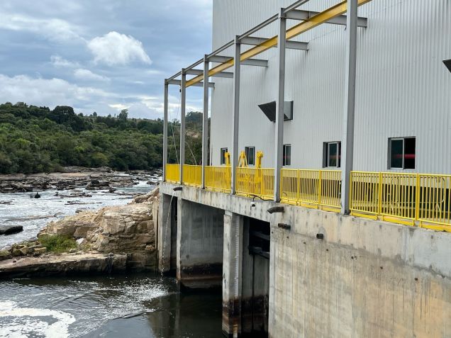 Estrutura da nova PCH Lúcia Cherobim • Thiago Félíx