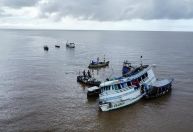Embarcação com 60 pessoas naufraga a caminho da Ilha do Marajó, no Pará