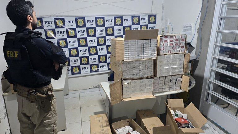 Carga apreendida pela polícia no Piauí
