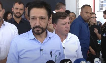 O prefeito de São Paulo, Ricardo Nunes (MDB)