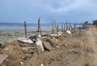 Barreira de proteção vai ser construída para evitar avanço do mar em SP