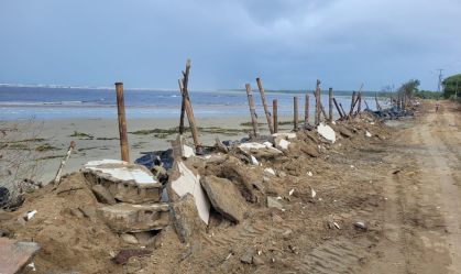 Barreira de proteção vai ser construída para evitar avanço do mar em SP