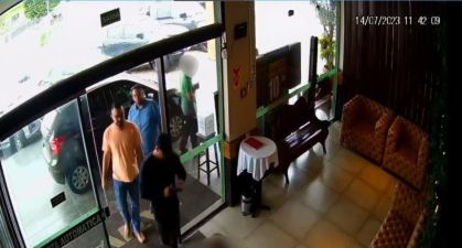 Membros do Comando Vermelho foram a uma churrascaria após fuga de presídio em MT