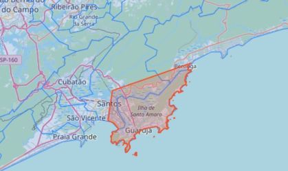 SP: Sirene é acionada em Guarujá por risco de deslizamento devido à chuva